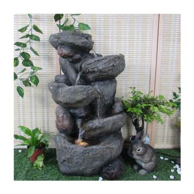 China garden/office decoration yoga water fountain table waterfalls/indoor outdoor decoration factory price cheap gifts for sale