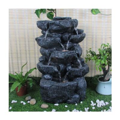 China 2022 Garden/Office/Decoration OEM Polyresin Meditation Decoration Indoor Outdoor Water Fountain For Sale for sale