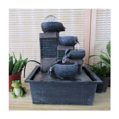 China Decoration Indoor Outdoor Garden/Office/Plant Customized Mini Waterfall Fountain Desktop Garden Water Fountain For Sale for sale