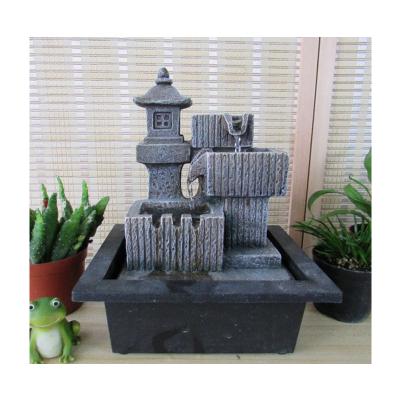 China Special Design Flower Water Garden/Office/Garden Decoration Resin Water Fountain Indoor Outdoor Decoration New For Home Decor for sale