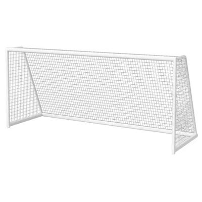 China Football Party 24x8ft Heavy Duty Training 11 Person Big Size Football Replacement Soccer Goal Net Net for sale