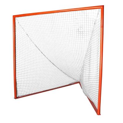 China 6X6X7 Tournament Collegiat Steel Heavy Duty Professional Lacrosse Goal With Goal Net for sale