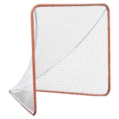 China Steel Heavy Duty 6x6 Backyard Training Portable Practice Lacrosse Goal With Round Corner for sale