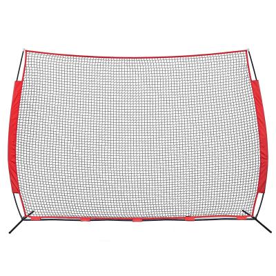 China Portable Structure 12x9 Barrier Net Portabe Baseball Lacrosse Football Backstop Net Sports System for sale