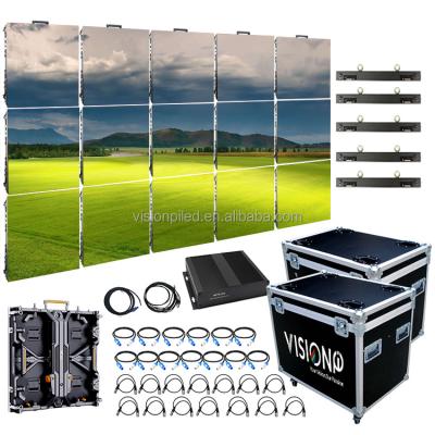 China Outdoor China Die Casting Aluminum Portable P2.9 P3.9 P4.8 Turnkey Stage Rental Event Outdoor Advertising Screen Led Video Wall Panel for sale