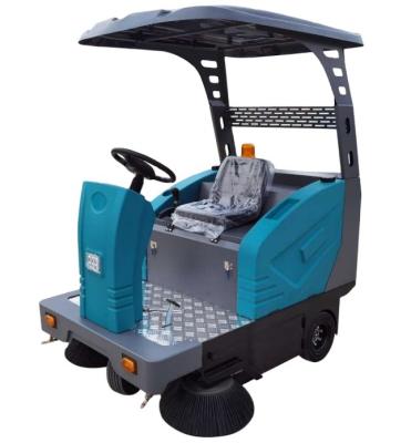 China Hotels Industrial Battery type road sweeper ride on sweeper street sweeping machine with big capacity for sale