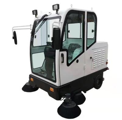 China Hotels Outdoor full-closed Ride On Electric sweeper floor Sweeper rider Sweeper Sweeping Machine For Sale for sale