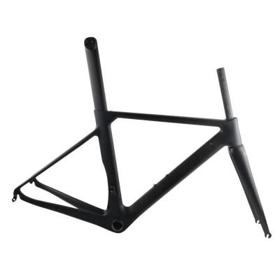 China Road Goes Cycling Best Selling Ud/3k Matte Finish Bike Frame 440/470/500 Full Carbon Road Bike Frame for sale