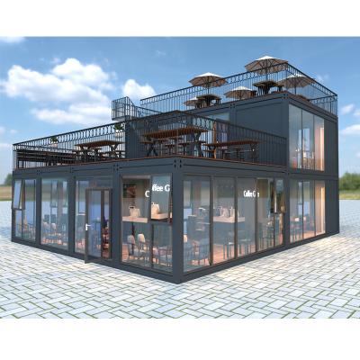 China Modern Feilong easy quickly assemble container house coffee shop for sale