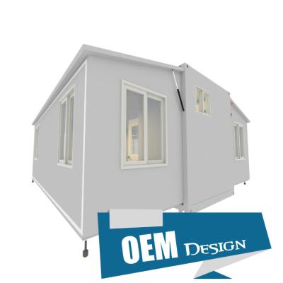 China Modern Expandable 40ft Shipping Container House 40 Ft Container House Expandable Apartment Collapsible House Container on Wheels Luxury for sale