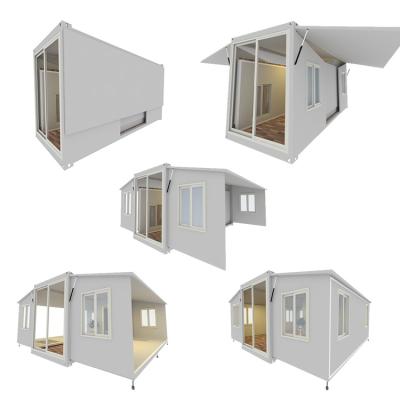 China Modern factory manufacture 20 ft expandable folding house expandable prefab house luxury living expandable container house for sale