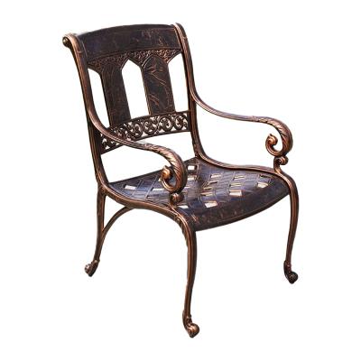 China Modern Balcony Chairs Cast Aluminum Garden Furniture Outdoor Door Furniture for sale