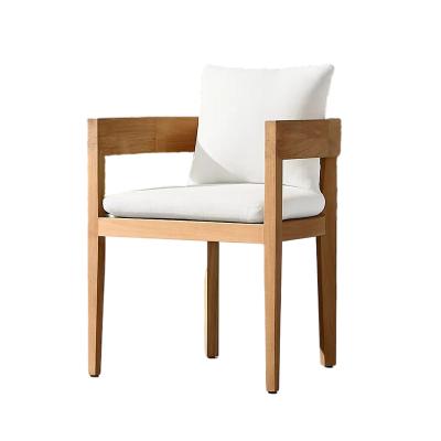 China Contemporary Garden Furniture Teak Wood Patio Chairs for sale