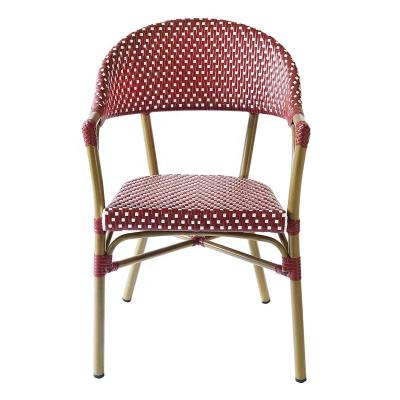 China Modern Bistro Chair Stacking Cafe Bamboo Table Chairs for sale