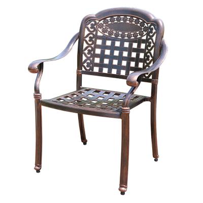 China Modern Balcony Chairs Aluminum Casting Luxury Modern Outdoor Patio Furniture for sale