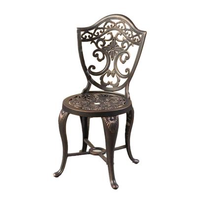 China Modern Garden Chairs And Table Set Of Cast Aluminum Garden Furniture for sale