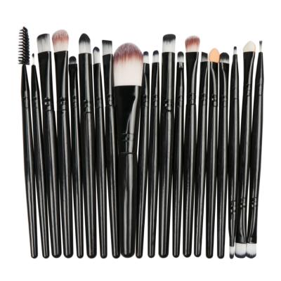 China Angular Blush Makeup Brush Set 20 Loose Powder Concealer Blush Eye Brush High Quality Professional Full Set Of Beauty Tools for sale