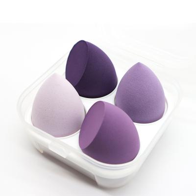 China Factory Customized Soft Wet Dry Makeup Egg Sponge Makeup Sponge Non-Latex Drop Water Makeup Egg Squash Blast for sale