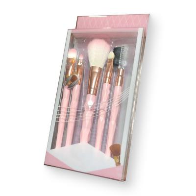 China Angular blush high quality low set brush of Christmas makeup tools, eye shadow makeup and makeup set of 5 for sale