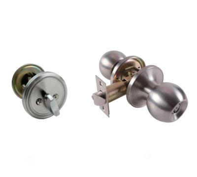 China COMBINATION SET CYLINDER SINGLE ENTRY DOOR LOCK AND DOUBLE STAINLESS STEEL FINISH BRSS71 for sale