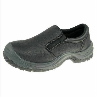 China SBP PU Injection Genuine Leather Cheap Safety Shoes for sale