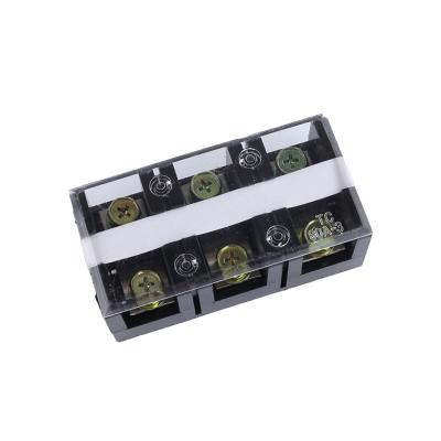 China Wire Connecting TC-603 Barrier Screw Terminal Block 60A With 3 Poles for sale