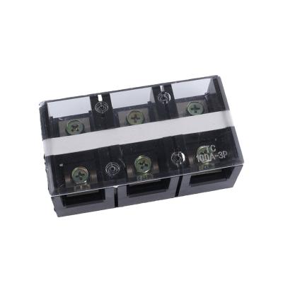 China Wire Connecting TC-1003 Fixed Double Terminal Row Screw Terminal Block Terminal Connector for sale