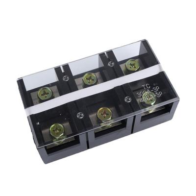 China Wire Connecting TC-3003 Fixed Double Terminal Row Screw Terminal Block Terminal Connector for sale