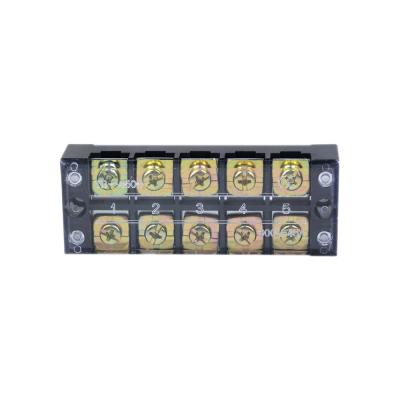 China Wire connecting 5Pin block connector terminal block TB-4505 screw fixed terminal block45A 600V for sale