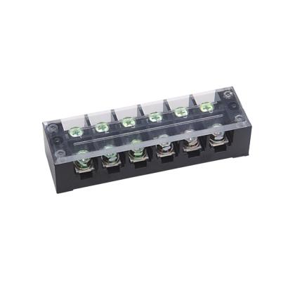 China TBC-606 Connecting Wire Terminal Block Double Row Terminal Block Screw Terminal Block for sale