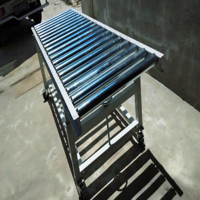 China 3C Material Handling Equipment Line Unloading Gravity Stainless Steel Flexible Roller Conveyor for sale