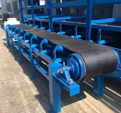 China 3C Professional Automatic Electric Assembly Parcel Matching Round Curve Rock Conveyor Belt for sale