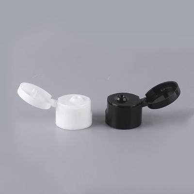 China 18 20 24 28 High Quality Non Refillable PP Plastic Colorful Transparent Flip Top Caps For Cosmetic for sale