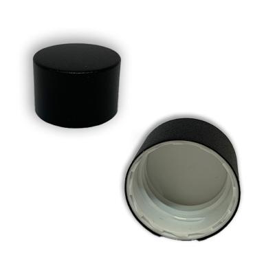 China 20/410 24/410 28/410 non-refillable matte black plastic aluminum luxury colorful screw cap for cosmetic for sale