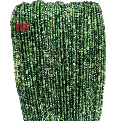 China Crystal Wholesale Natural Crystal Jewelry Beads High Quality Green Tourmaline Bracelet Necklace for sale