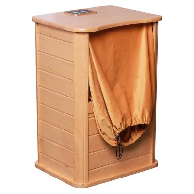 China With Multifunctional Windows Canadian Hemlock Foot Sauna Barrel Wooden Decomposition Of Lactic Acid Leg Sauna Infrared Sauna Tub With Massage for sale