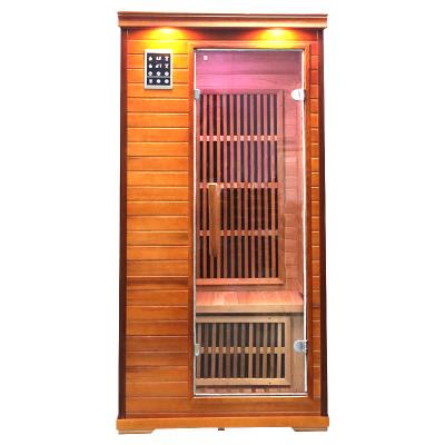 China With Transom Windows Graphene Heater Far Infrared Sauna Room Body Detox and Relax Indoor Sauna Room Sauna Home for sale