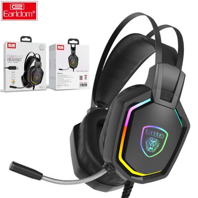 China Smart Noise Canceling Gaming Headset Gamer 7.1 USB RGB Wired Stereo Gaming Earphones Long Count Title MIC LED Light Microphone for sale