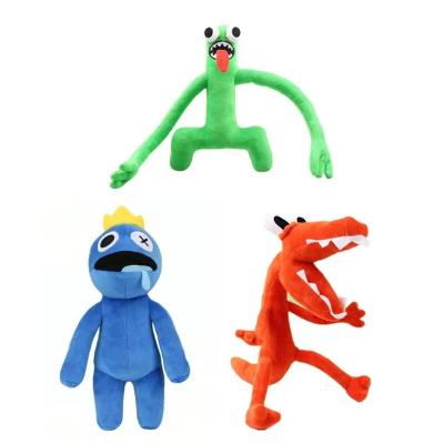 China Anime Toys Halloween Gift Game Plushie Rainbow Friends Blue Yellow Monster Plush Doll Soft Stuffed Toy for sale