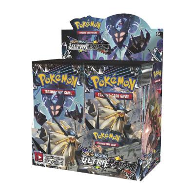 China Entertainment Free Custom 1st Edition 324pcs/Box 36 Packs Sun & Moon Series Ultra Evolutions Prism Pokemon Cards Case Booster Box Sealed for sale