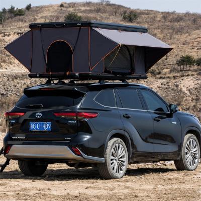 China NEW Car Roof Top Tent Waterproof Cheap Hard Shell Aluminum Diagonal Bracing Extended Type Tent Roof Top Tent for sale