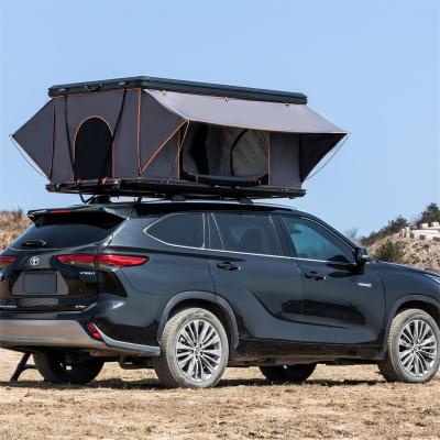 China Straight tie type car hard roof vehicle shell waterproof large space 2/3person tent top tent straight tie type for sale