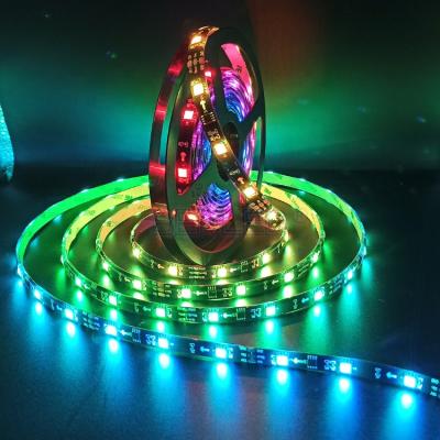 China LANDSCAPE Digital SMD 5050 SMD5050 IC WS2811 Flexible Addressable Programmable Pixel Strip RGB Led Strip Light for sale