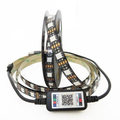 China Smart Hotel Phone App Controlled Wireless USB RGB 5050 LED Strip Light for sale