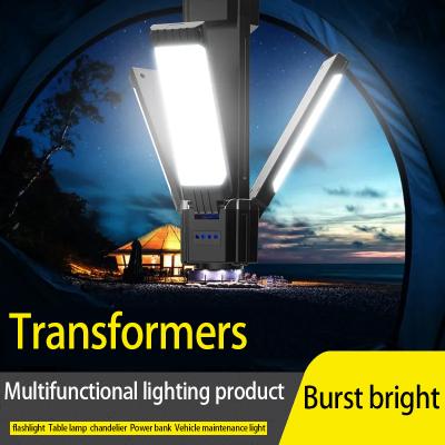 China Outdoor Multifunctional Wireless Camping LED Lights Camping Lamp with Torch and Emergency SOS Light and Power Bank Tent for sale