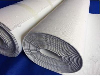 China Conveyor Belt Air Slide Fabric Max Width 2600mm Hexagonal Hole for sale