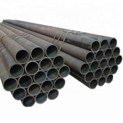 China Sch40 Pipe Black Iron Pipe ERW Liquid Carbon Steel Pipe Welded Black Round Pipe for sale