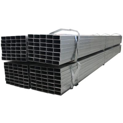 China Square Rectangular Tubing Structure Steel Pipe Carbon Steel Pipe / Pre-galvanized Steel Tube Hot Dip for sale