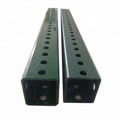 China Structure Pipe GI Steel Tube With Cavity Section Color Powder Coated Steel Square Tube for sale