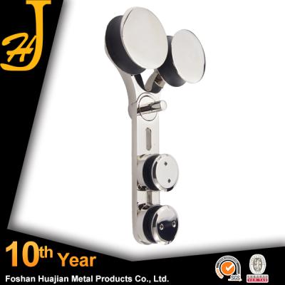 China Sliding Door Hardware Germany Standard Double Bearing Glass Sliding Door Pulley for sale